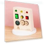 Montessori Busy Board with LED Switches — Educational, Binchi Fitness