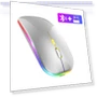 Wireless Mouse with RGB LED Backlight — Mouse Pads, Meiteai-All