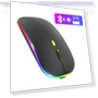 Wireless Mouse with RGB LED Backlight — Mouse Pads, Meiteai-All