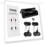 Wireless Solar-Powered Real-Time Tire Pressure Monitoring System — TPMS Sensor Replacements, Zeblaze