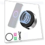 Magnetic Car Phone Holder 2-in-1 Wireless Charger — Dashboard Installation Kits, Explorer Outdoors