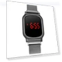 Square LED Touch Men's Watch with Magnetic Woven Strap — Men's Timepieces, Dream shoe edge