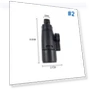 Double Quick-Release Connector for Aquarium Water Control Valve Hose — , BigBee
