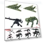 Military Stealth Drone Bionic Robot Dog — Construction Kits, Treasure Chest For Children