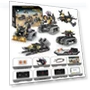 5-in-1 Programmable Military Robot Building Blocks — Construction Kits, Super Go