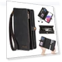 Detachable Magnetic Cover Zipper Wallet PU Leather Phone Case — Flip Cases, Smartwatch 2025