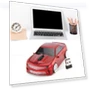 Sport Car Shaped Wireless Computer Mouse — Mouse Pads, DIYelecs