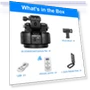 AI Smart Face Motorized Rotating Panoramic 2-Axis Gimbal Head — Tripod Heads, SOONPHO