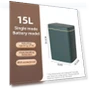 Smart Trash Can for Bathroom with Automatic Bagging — Kitchen Cans
