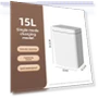 Contactless Smart Trash Can — Waste Baskets, PawHaven