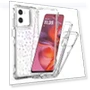 Clear Acrylic TPU Hybrid Phone Cover with Laser-printed Film Hearts — Basic Cases, Smartwatch 2025