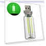 Night Light for Car Salon with Touch Control USB — Courtesy Lamp, caicaichen