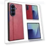 Stitching Line PU Leather Coated PC Phone Cover — Phone Accessories, Smartwatch 2025
