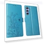 Wallet Case Butterfly Floral Imprint PU Leather Phone Cover with Wrist Strap — Phone Accessories, Smartwatch 2025