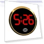 Mini Fluorescent Dashboard Clock with Touch Control — Clock, rocajijian