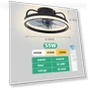 Ceiling Fan with Remote Control and LED Light — Ceiling Fans, happy8