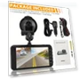 Dual Lens Dash Cam with 4-inch Touch Screen — Dashboard Cameras, Home Of Auto Parts