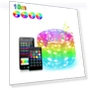 Waterproof Smart 5V RGBIC WS2812b LED Fairy Light String — String Lights, Yongkomo