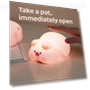 Silicone LED Pig-Hippo Night Light — Night Lights, Binchi Lighting Appliances
