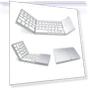 Portable Mini Foldable Bluetooth Keyboard with Touchpad — Keyboards, A powerful man