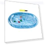 Water Cooling Pet Mat with Floating Fish — Mats, Pet park