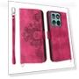 Flower Pattern PU Leather Wallet Phone Cover with Strap — Flip Cases, Smartwatch 2025