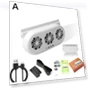 Solar Powered Car Fan — Cooling Fans, World Auto Parts