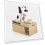 Cute Dog Electronic Robot Piggy Bank — Savings & Piggy Banks, Simple and warm