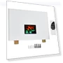 Flow-Through Water Heater with Remote Control — Towel Warmers, Intelligent Living Hall