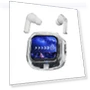 Smart Touch Color Screen Bluetooth Headphones — Over-Ear Headphones, Junmaocun