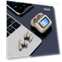 Wireless Earbuds with Color LED Display and Touch Noise Cancellation — In-Ear Headphones, OFFICE-MALL