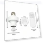 Smart E27 LED Switch with Remote Control — Dimmer Switches, Good Household Items