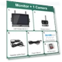 Wireless 7-inch Blind Spot Alarm AHD Monitor with Touch Screen DVR Recording Night Vision IR Rear View 4-Channel Camera — Rearview Safety Systems, JOHO - CarGear