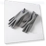 Touchscreen Gloves with Rabbit Fur Lining — Gloves, Female s