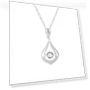 Silver Water Drop Smart Necklace — Smart Jewelry, Gentle clothing world