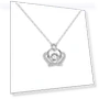 Smart Little Crown Pendant with Beating Heart — Smart Jewelry, Fashion footsteps