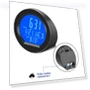Digital Solar-Powered Car Clock with Temperature Display — Clock, NyPhoenix Auto
