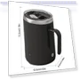 Magnetic Self-Stirring Mug — Beverage Warmers, DC-HOME-4