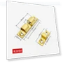 Thickened Copper Ball Touch Door Lock — Catches, AI Supermarket