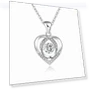 Jumping Heart Necklace — Smart Jewelry, Original jewelry design