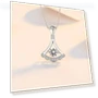 Smart Fan-shaped Diamond Necklace for Women — Smart Jewelry, Original jewelry design