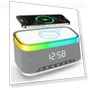 Smart Bluetooth Speaker with Night Light and Wireless Charger — Portable Audio, Sweet Story