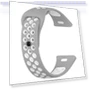 Breathable Two-Tone Silicone Watch Band — Bands, Sunhuxin