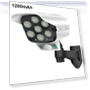 Solar Powered Dummy Camera Wall Lamp with Motion Sensor — Outdoor Security & Flood Lighting, Sntyjrmr