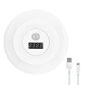 LED Motion Sensor Night Light with Digital Clock — Night Lights, Blackcurrant