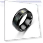Smart Titanium Steel Ring with Temperature Sensor and Color Changing Feature — Smart Rings, VividTrove