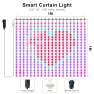 Programmable RGBIC LED Curtain Lights — String Lights, HOME-Auto-001