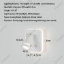 Tricolor Touch-Controlled USB Wall Lamp — Desk & Table Lighting, Binchi