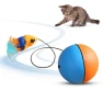 Automatic Interactive Rotating Ball with Feather Mouse Attachment — Cat Playthings, Lucky seafeel