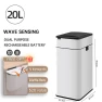 Smart Stainless Steel Trash Bin — Smart Trash Can, QIANBAIDI